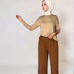 Lastikli Bol Paça Pantolon