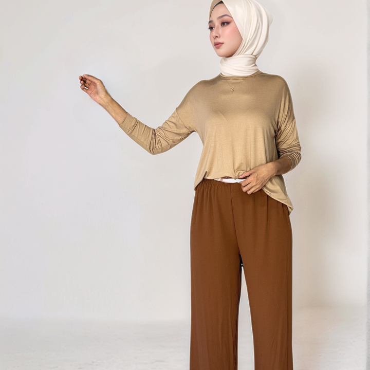 Lastikli Bol Paça Pantolon: Gardırobunuzun Vazgeçilmez Parçası.