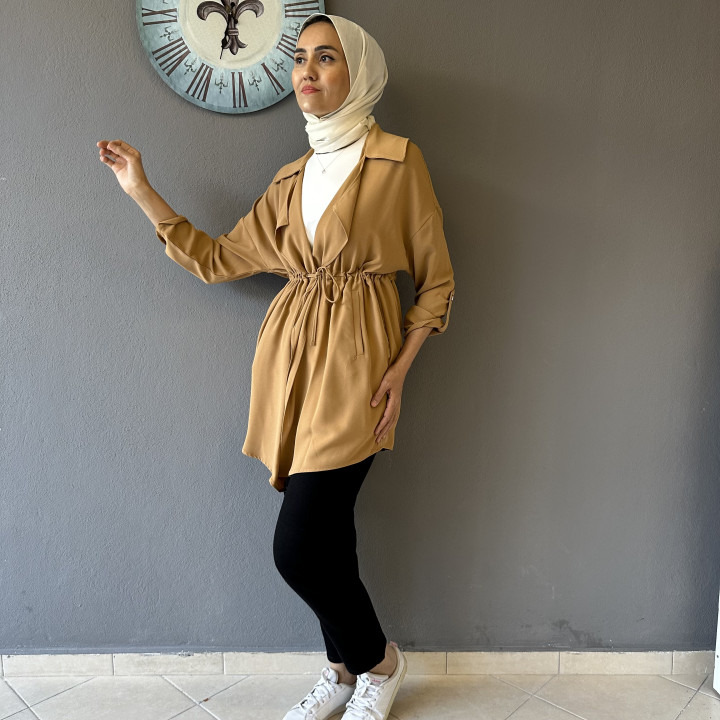 Belden Bağcıklı Giy Çık Kap