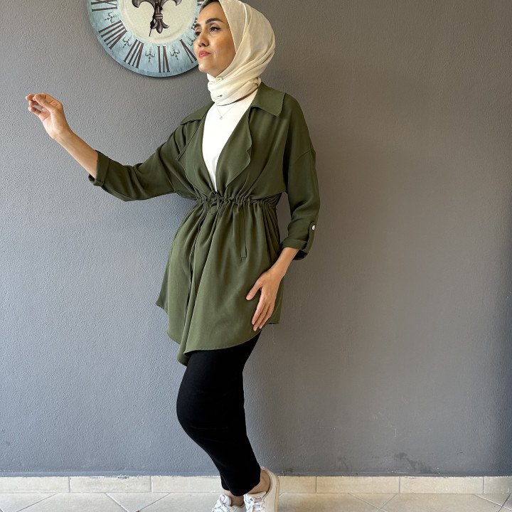 Belden Bağcıklı Giy Çık Kap