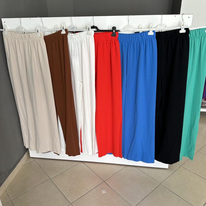 Lastikli Bol Paça Pantolon